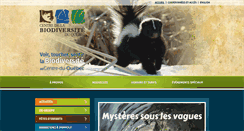 Desktop Screenshot of biodiversite.net